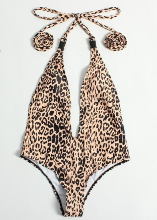 Leopard One Piece Swimsuit