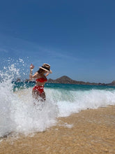 Load image into Gallery viewer, Red Two-Piece Swimsuit
