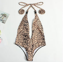 Load image into Gallery viewer, Leopard One Piece Swimsuit
