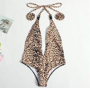 Leopard One Piece Swimsuit