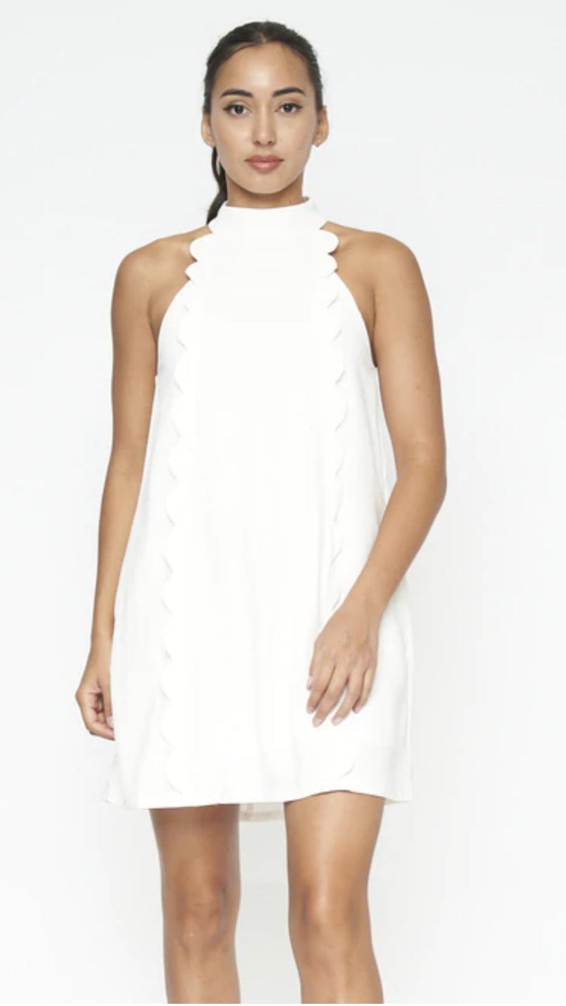 Halter White Dress