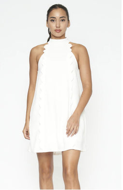 Halter White Dress