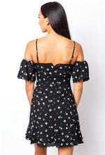 Load image into Gallery viewer, Black Flower Dress 
