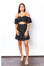 Load image into Gallery viewer, Black Flower Dress 
